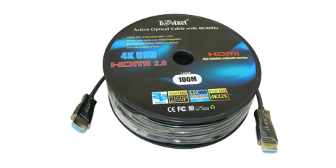 4K HDMI Fiber Active Optical Cable, AOC, 4Kx2K, M/M, 10m